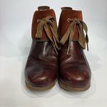 Merrell  wedgetarian cinnamon smooth leather ankle boots women’s size 7 casual Photo 2