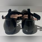 INCH2 Leather Strappy Pointed Toe Velvet Strap Ballet Flats EU Size 36 (US 5.5) Black Photo 7