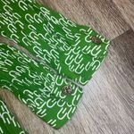 Jaclyn Smith Womens  Green Print Dress with Belt - S Photo 2