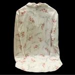 Ralph Lauren Floral Button Down sleep Shirt - White and Pink size XL Photo 7