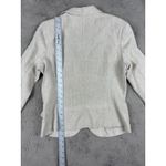 Olivia Moon  Linen Blend Blazer‎ Jacket Petite Large Neutral Career Minimalist Photo 5