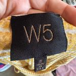 W5  Women’s Yellow Striped Sleeveless Top Small Photo 2
