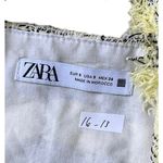 ZARA  Yellow Tweed Crop Top Women's Size Small | 16-13 Photo 1