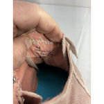 Womans Blowfish Malibu Fashion Sneakers 8.5 Pink Lace Up Zip Up Distressed Wedge Photo 5