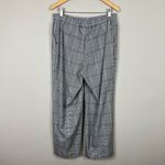 Nicole Miller Nicole Miller Pants Womens 14 Black White Plaid Wide Leg Stretch Knit Pull On Photo 3