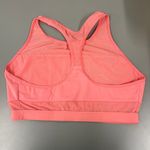 Victoria's Secret Victoria Sport Peach Sports Bra, sheer straps, women size medium athletic Photo 3