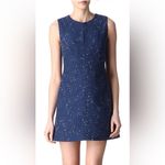 Diane Von Furstenberg  Yvette Painted Tweed Dress Size 6 Photo 3