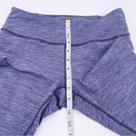 Zella Mesh Insert Capri Leggings Heathered Steel Blue Yoga Women's Size Small Photo 8