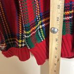 Charter Club Vtg  ladies Plaid Multi Color Crewneck Sweater with Anchor size L Photo 6