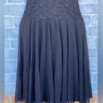 Fuzzi Jean Paul guiltier Black Lace Tulle Mesh Fit Flare Stretch dress small Photo 2