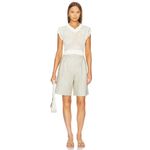 Guest In Residence Mesh Crop Vest in Cream Small New Womens Knit Tank Top Photo 14