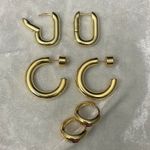 Set Of 3 Pairs Of Gold Hoop Photo 3