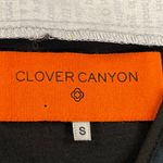 Clover Canyon  Floral Text Print Shift V-Neck  Long Sleeve Tunic Dress Photo 6