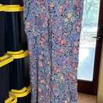 Billabong  Multicolor Floral Paisley Cover Up Beach Pants Size Medium Photo 0