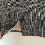 Loft  Ann Taylor Academia black and White tweed formal skirt size 10 Photo 4
