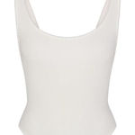 SKIMS NWOT  Cotton Rib Picot Tank Bodysuit Photo 0