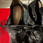Fendi  peep toe platform heels black Photo 5