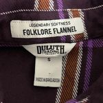 Duluth Trading Co Folklore Flannel Duster Purple elderberry windowpane plaid Photo 6