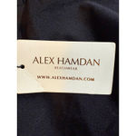 Alex Hamdan Black One Piece Swimsuit Ring Detail Beachwear Small Photo 3