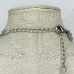 Chico's  Blue Rhinestone Crystal Bib Statement Silver Tone Necklace ✨ Photo 5