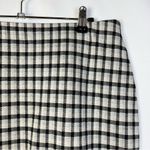 J.Jill Ponte Petite Gray & Black Square Plaid Knee Length Pencil Skirt SP Photo 2
