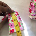 Betsey Johnson Maccie floral colorful pearl beaded large bow chunky platform heels pumps sandals clogs mules shoes-9.5M Photo 4