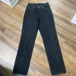 Levi's 1999 VINTAGE LEVI’S 512 SLIM FIT STRAIGHT LEG HIGH WAISTED CREASED BLACK WASHED Photo 7