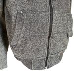 CSG women’s small black and gray long sleeve hooded zip up sweatshirt jacket Photo 7