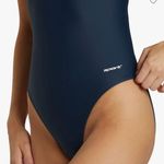 One Piece Sporti Solid Thin Strap Swimsuit Photo 4