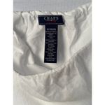 CHAPS Women’s White Cotton Flowy Maxi Skirt Sz 1X Photo 2