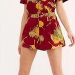 Free People NEW  Malibu Romper Floral Photo 1
