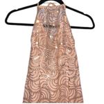 About Us NWT  Peach Sequin Lined Mini Dress Photo 5