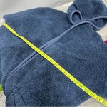 Koolaburra by Ugg  Plush hooded Cardigan Size S Blue Oversized Open Front Pockets Photo 10