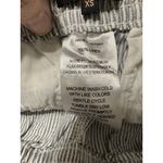 Quince 100% European Linen Drawstring Shorts Blue Pinstripe EUC Size XS Photo 7