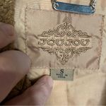 JouJou teddy bear blazer pea coat style coat‎ size small caramel colored Brown Photo 3