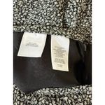 Jones New York Vintage y2k  Silk Black & Cream Ditsy Floral Midi Skirt Size 12 Photo 5