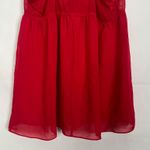 Cacique Sheer Mesh Red Pullover Babydoll Nightgown Lingerie Size Large Photo 7