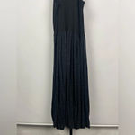 LNA  Heathered Black Ribbed‎ Halter Casual Fit & Flare Dress Photo 5