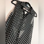 Foreign Exchange  CeCico NWT Polka Dot Sleeveless Sheer Women’s Button Down Sz M Photo 2