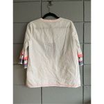 Lilly Pulitzer Women’s Rissa Bohemian Tunic White Embroidery Top size XS Preppy Photo 2