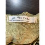 We The Free  People Timmy Turtleneck Oversized Sweater Womens‎ XS Moss Eyelash Photo 3
