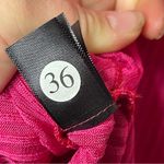 St. John  Ribbed Open Cardigan in Hot Pink Size M Photo 7