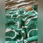 Cotton On  Low Rise Green and White Swirl Straight Jeans sz4 Photo 4