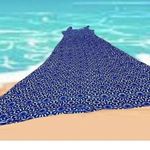 SO  Maxi Dress Girls Sz M Blue White Floral Sleeveless Strappy Front Side Slits Photo 8