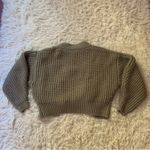 ZARA Knit Wrap Tie Cropped Cardigan Sweater Photo 2