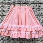 Partners Please by Malco Modes peaches and cream lace ruffle square dance skirt Orange Photo 0