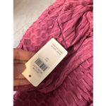 Rose Textured Honeycomb Jumpsuit S/M Red Photo 6