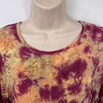 Mystery Design Dress Womens Small Pink Tan Tie Dye Fairy Pixie Boho Festival Photo 5