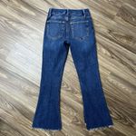 Frame  Size 25 Jeans Le Crop Mini Boot High Rise In Orlena Blue Raw Hem Women's Photo 10