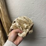 Lulus NWT Refined Sensation Champagne Crushed Velvet Dress Photo 6